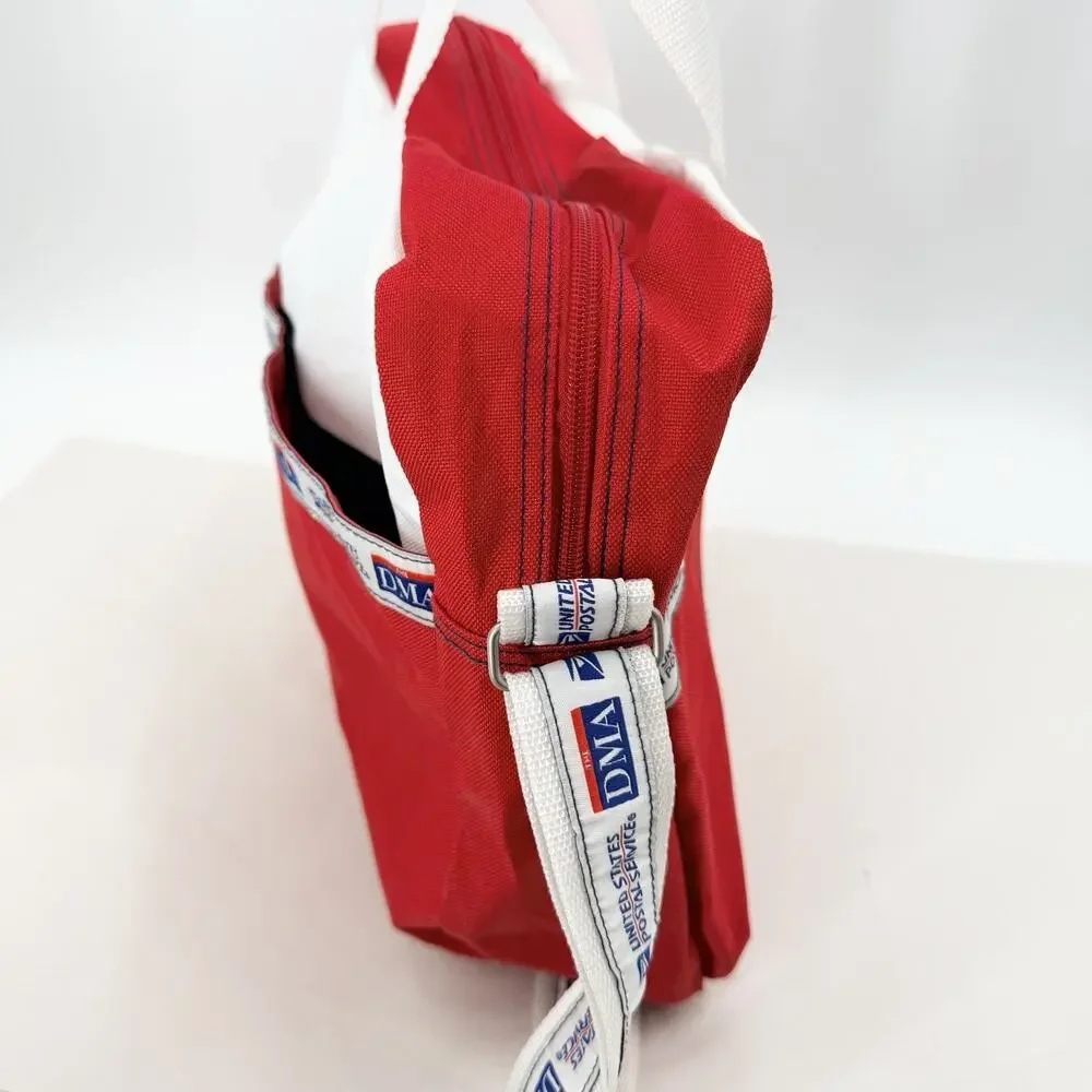 Atchison United States Postal Service Red Nylon Carry Tote Bag W/ Shoulder Strap